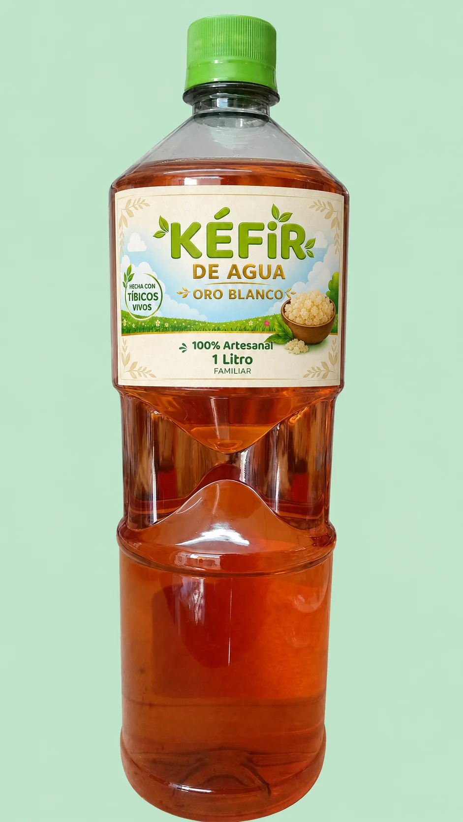 Kéfir de Agua Oro Blanco 1 Litro